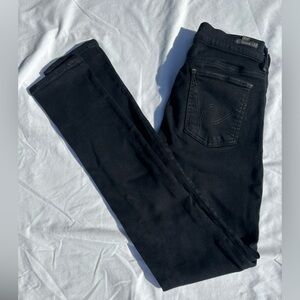 Citizens of Humanity Jeans Womens 26 Black Denim Avedon Slick Skinny Leg Stretch